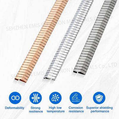 Becu EMI Strip Low Profile Hook-on Becu Gasket EMI Spring Becu Contacts Spring EMI Strip Professional Factory photo-2