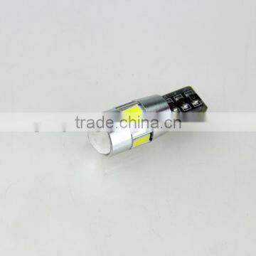 High lumen Canbus T10 6leds 5630SMD led light t10 t10 canbus