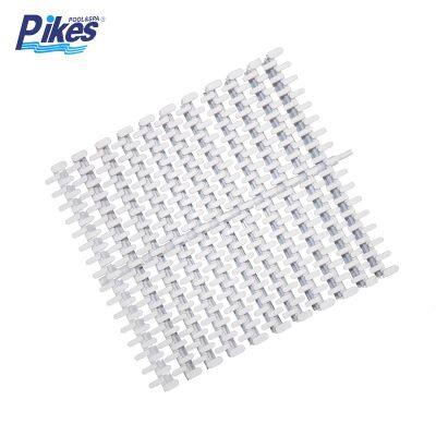 Pikes Factory New Swimming Pool Grating White PP/ABS 18/20/25/30cm Overflow Pool Grating