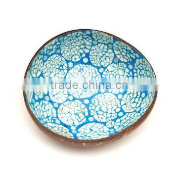 High quality best selling eco friendly lacquer eggshell inlay coconut bowl from Viet Nam