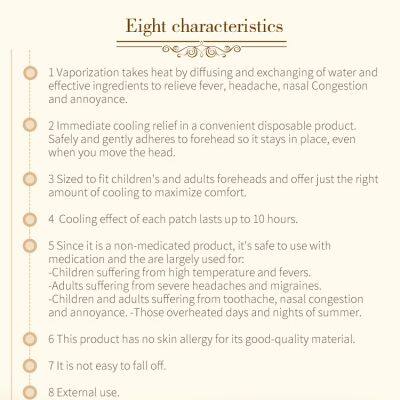 Multi - Directional Hydrogel Antipyretic Patch photo-5