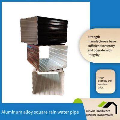 Большекалиберные водостоки для заводских зданий, размеры готовых дождевых труб из алюминиевого сплава, дренажные трубы для наружных стен зданий