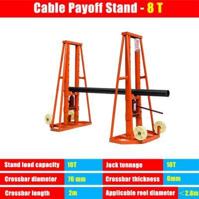 Elec-Hyd Cable Pay-Off Rack & Mobile Laying Frame | 8T Steel, Power/Construction