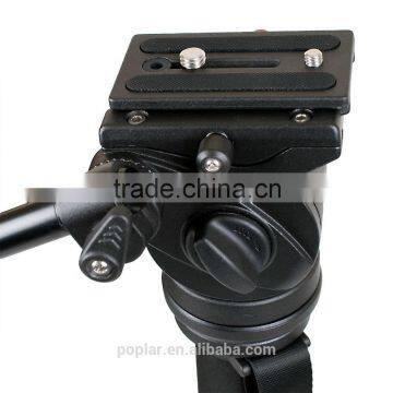Poplar Max 8KG Load New Professional JY0506 JY-0506 Video DSLR Camcorder Fluid Tripod Head Drag Slider Rail Handle Head photo-6