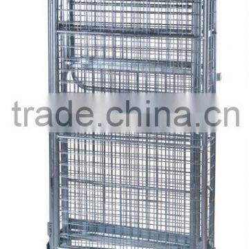 Foldable Metal Security Hotel Housekeeping Maid Cart Trolley photo-2