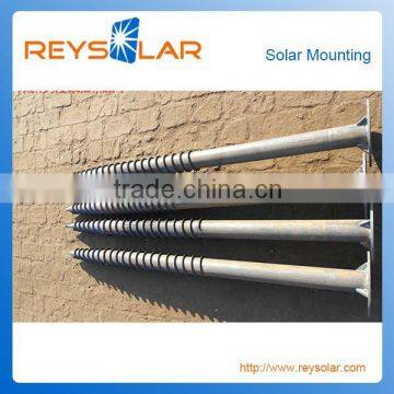 new energy solar bracket aluminum anti-corrosion ground screw for solar mountings/Al Solar Panel Pilling Screw