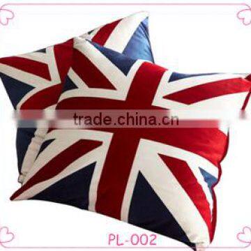 Cotton linen Square The Union Jack British Flag pillow Cover,British Flag pillow Case