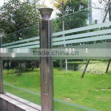 hot sell 3-22mm tempered glass deck railing with EN1&SGCC&AS/NZS&CCC