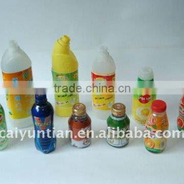 PVC shrink film for bottle packaging