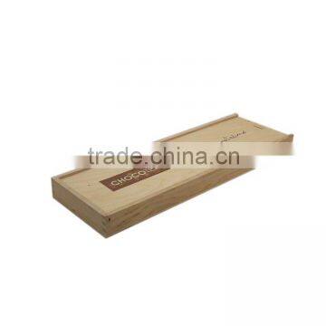 Custom cheap wholesale wooden slide top packaging boxes                        
                                                                                Supplier's Choice