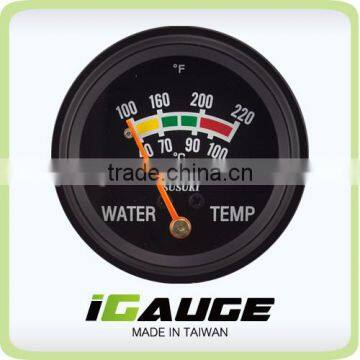 Auto gauge Black Color, 52mm 90' scale Mechanical Gauge, Water Temp Gauge