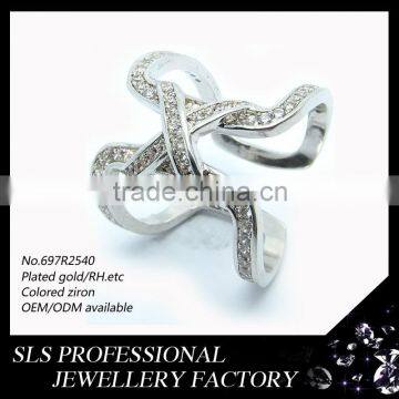 S92.5 silver jewelry wholesale in Gunagzhou fashion rings for Chritmas gift