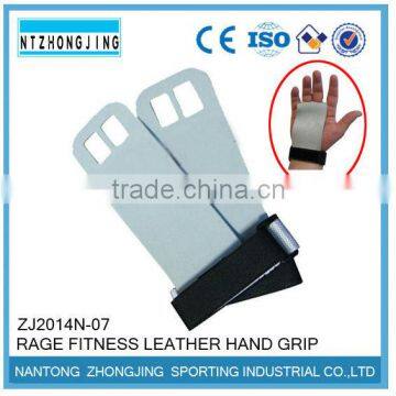 FITNESS LEATHER HAND GRIP PAIR