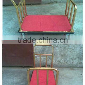 Hotel Lobby Luggage Trolley Cart photo-3