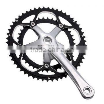 Light weight road alloy bicycle crankset