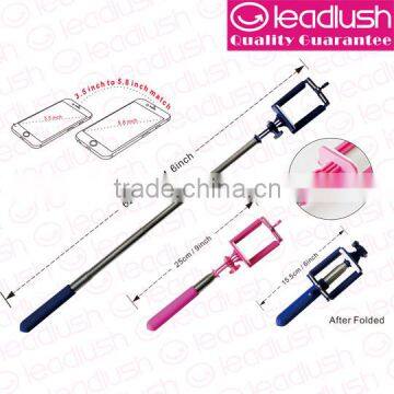 Selfie stick, mini size, folding head