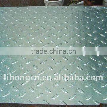 galvanized checkered plate floor