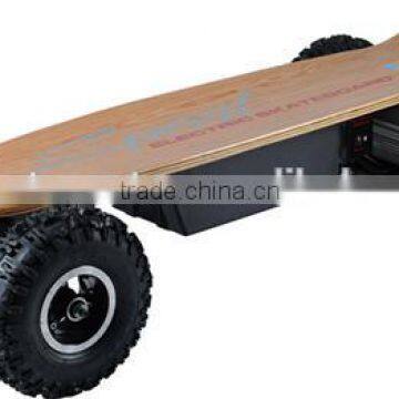 1500w brushless electric skateboard with big off road tires