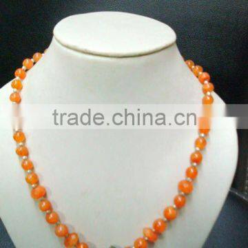 Carnelian Fashion jewellery necklace