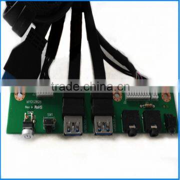 Panel USB3.0 USB2.0 HD AUDIO LED SW cables MYD12828