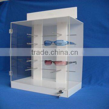 freestanding display cabinet for glasses cheap price