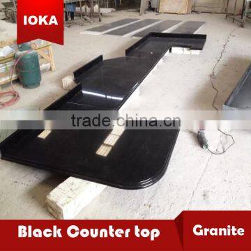 alibaba black quartz stone table top