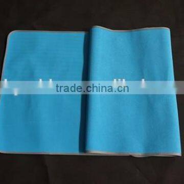 3mm TPE eco-friendly Exercise non-slip durable yoga Towel Blue