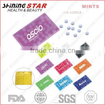 rectangle shape promotional strong pepper mints