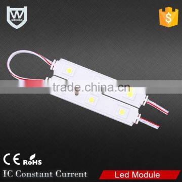 wholesale 0.72W DC12V led module lens ce rohs waterproof smd 5050 3 led module ce rohs 5050 led module