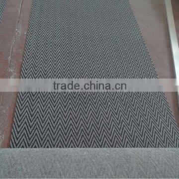 coarse wave velour for hotel corridor carpet