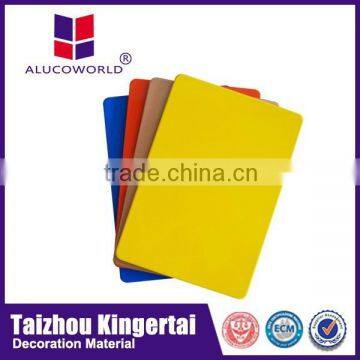 Alucoworld acm acp pvdf soild color aluminium composite panel