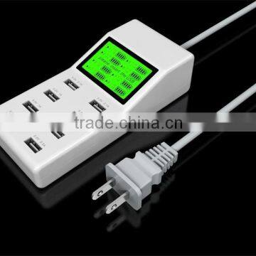 New USB Mobile Phone Charger 8 USB Port 5V 9.2A Output With LCD Hot Selling photo-2