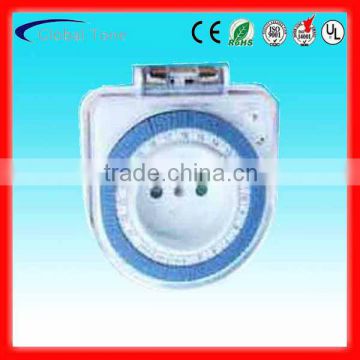 GT3-2114 French style mechanical timer switch with CE EMC