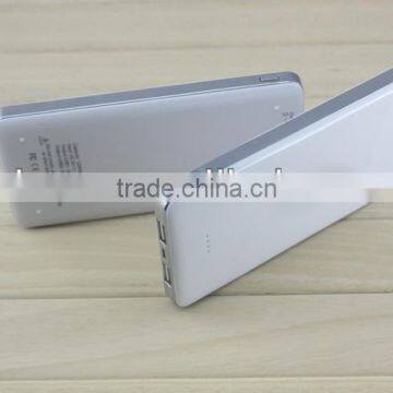 portable popular ultra thin power bank 20000mAh