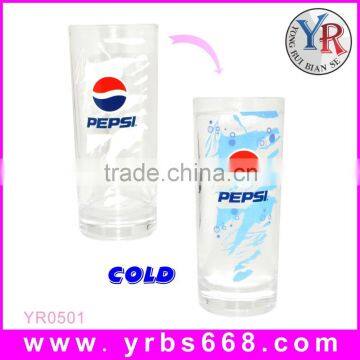 Hot Sale Color Changing Glass Cup Glassware Tumbler