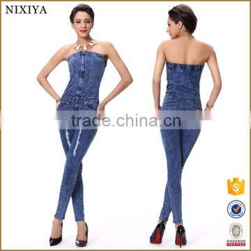 Jumpsuit jeans jumpsuit womens sexy onesie jumpsuit