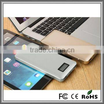 New Design ROHS CE FCC Quick Charge 2.0 10000mah USB Portable Power Bank External Battery With LCD Display photo-3