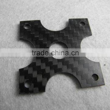 High quality 3K carbon fiber plate cnc machining service CF CNC Service