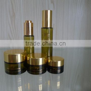 Cosmetic Glass Cream Jars and bottles W