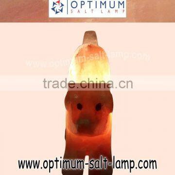 HIMALAYAN ANIMAL SALT LAMP - DOG SHAPE