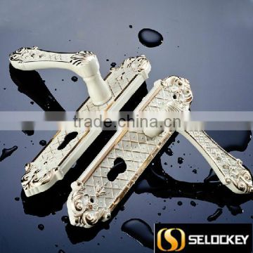 european-style indoor door lock Ivory white bedroom door lock set lock Top mechanical locks