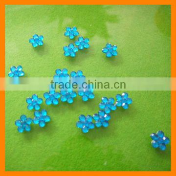 Blue Flower Shape Gemstone For Party Decoration