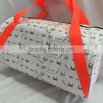Promotional fold-able duffle bag waterproof travel organizer bag