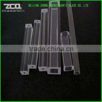 The Best Selling Small Dimension Rectangle Capillary Quartz Glass Tube