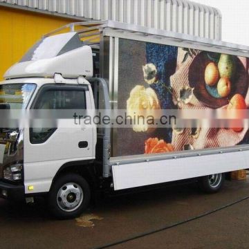 2012 new inventions P7.62 full color truck mobile led display