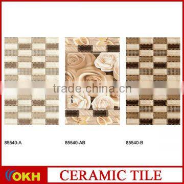 3D ink jet cheap ceramic wall tile for kitchen and bathroom 25x33cm #85540