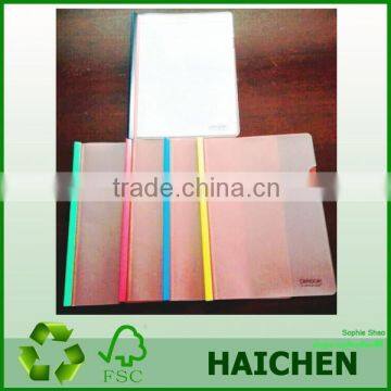 transparent plastic PP L shaped soft cover file folder