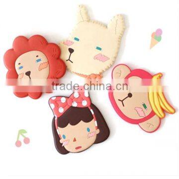 2014 Hot Selling Mini Personalized Cosmetic Silicone Mirror