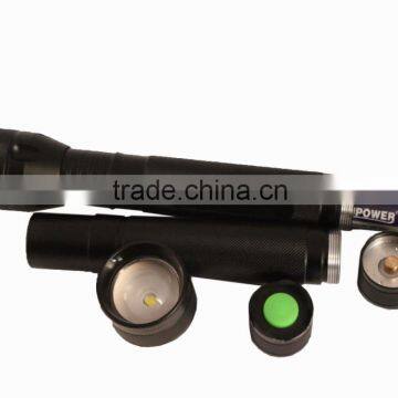 Aluminum Led Flashlight Torch Light With Focus Zoom Function photo-6