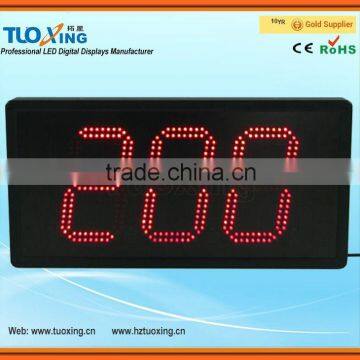 Alibaba 8 inch 3 digit large LED digital day counter with good quality